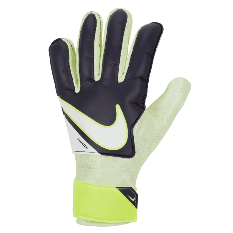 Nike Jr Match Goalkeeper - Black - Volt (Front)