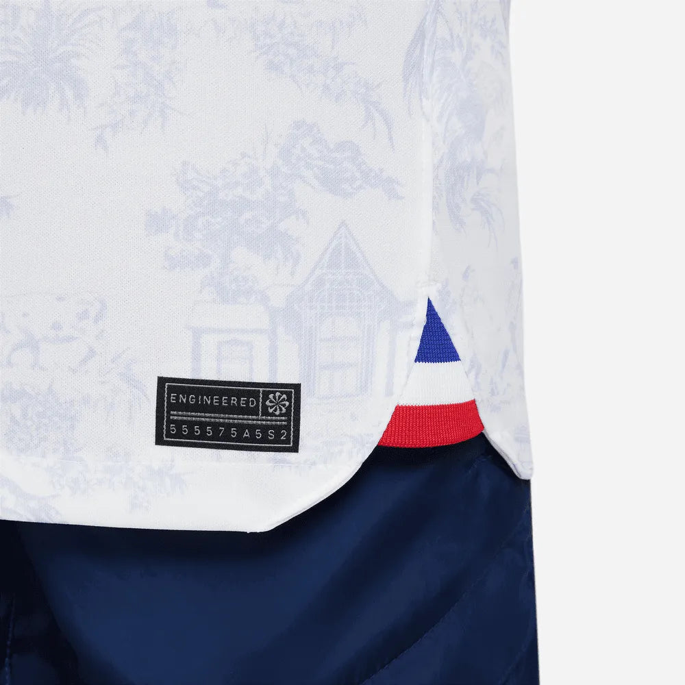Nike 2022-23 France Away Youth Jersey White-Royal (Detail 2)