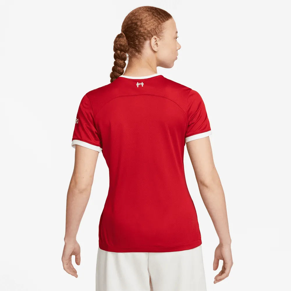 Nike 2023-24 Liverpool Womens Stadium Home Jersey (Model - Back)