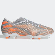 Adidas JR Nemeziz .1 FG - White-Black-Orange (Side 1)