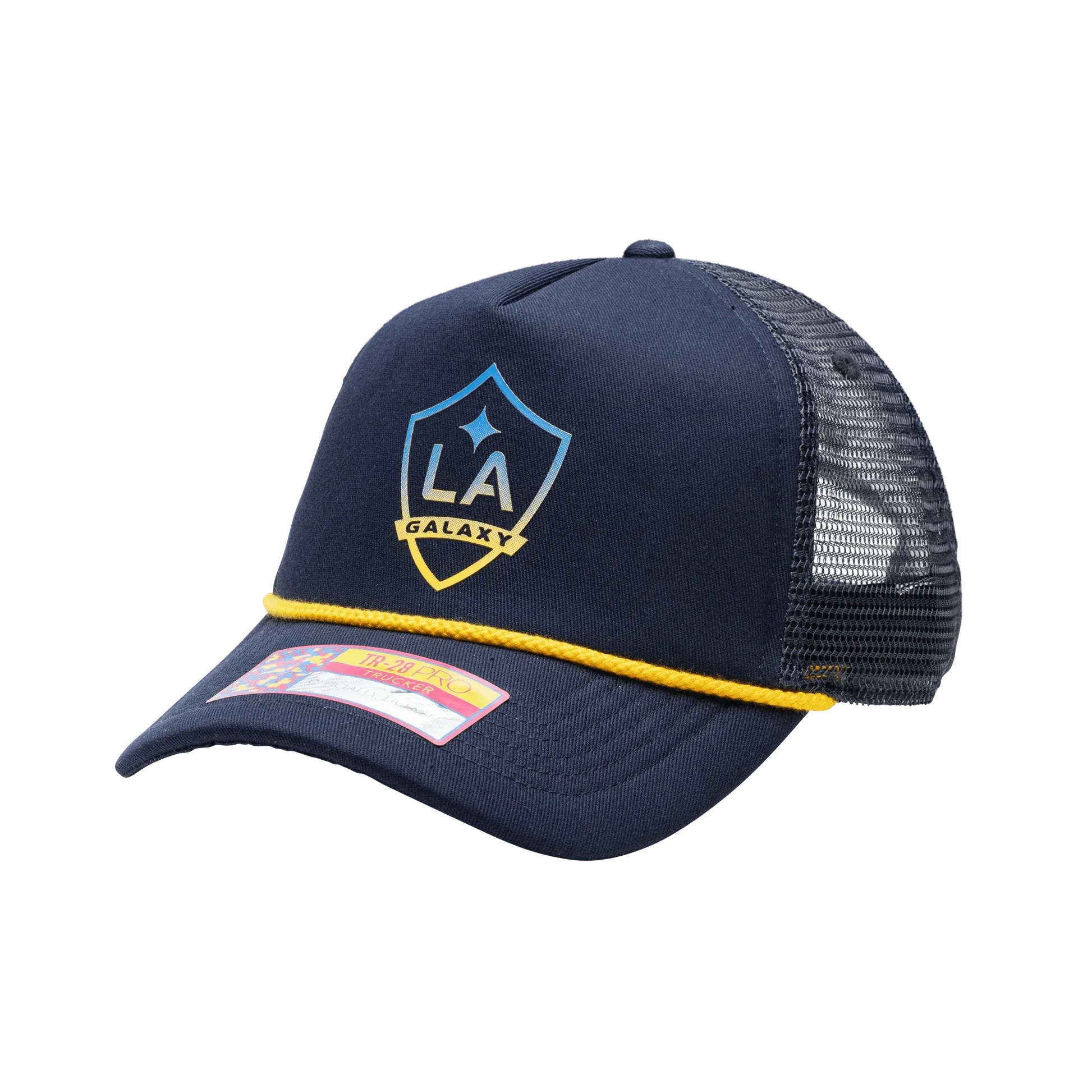 FI Collection LA Galaxy Atmosphere Trucker Hat (Lateral - Side 1)