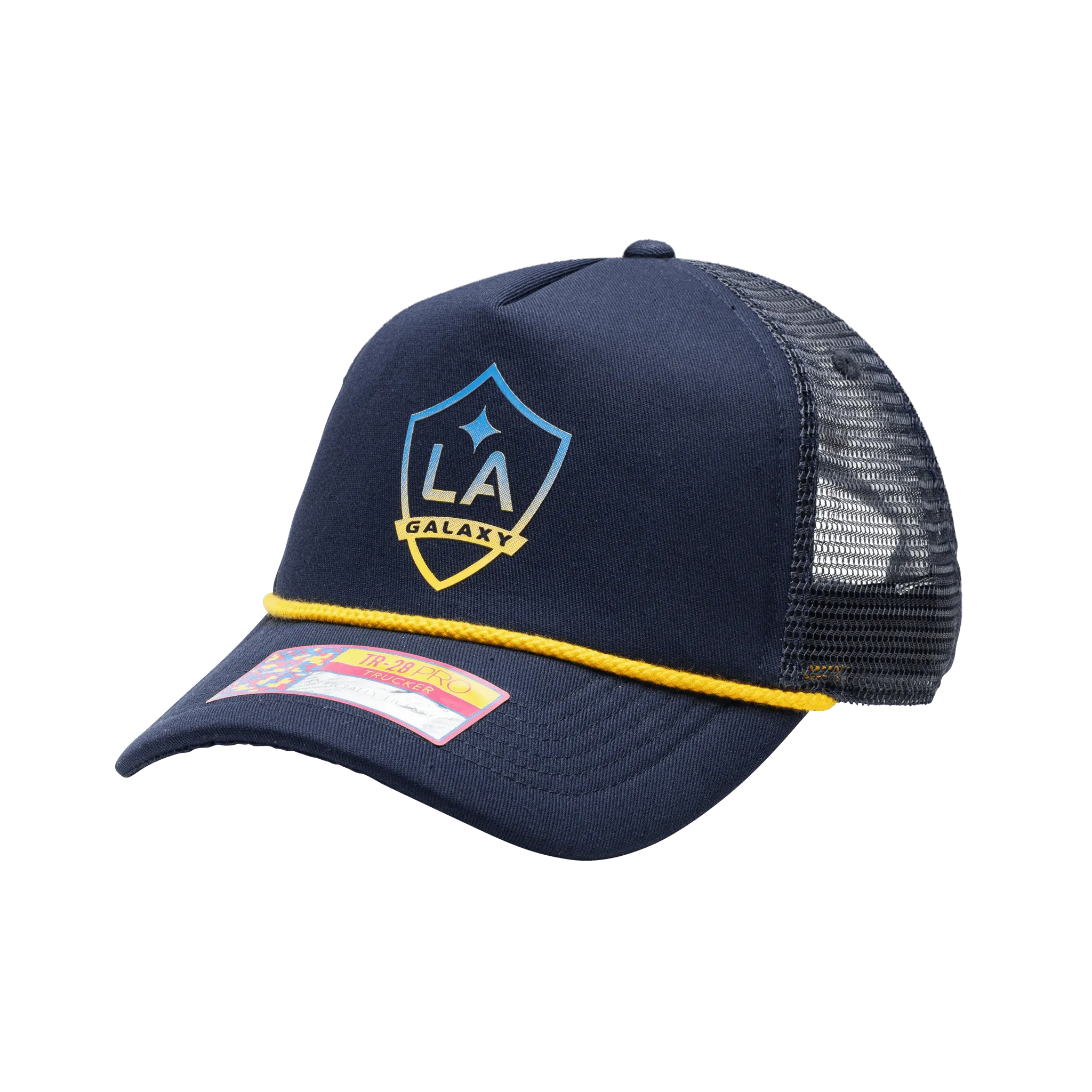 FI Collection LA Galaxy Atmosphere Trucker Hat (Lateral - Side 1)