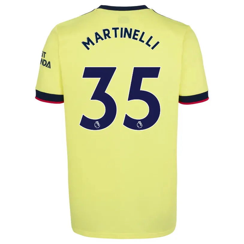 Adidas 2021-22 Arsenal Away Jersey - Pearl Citrine