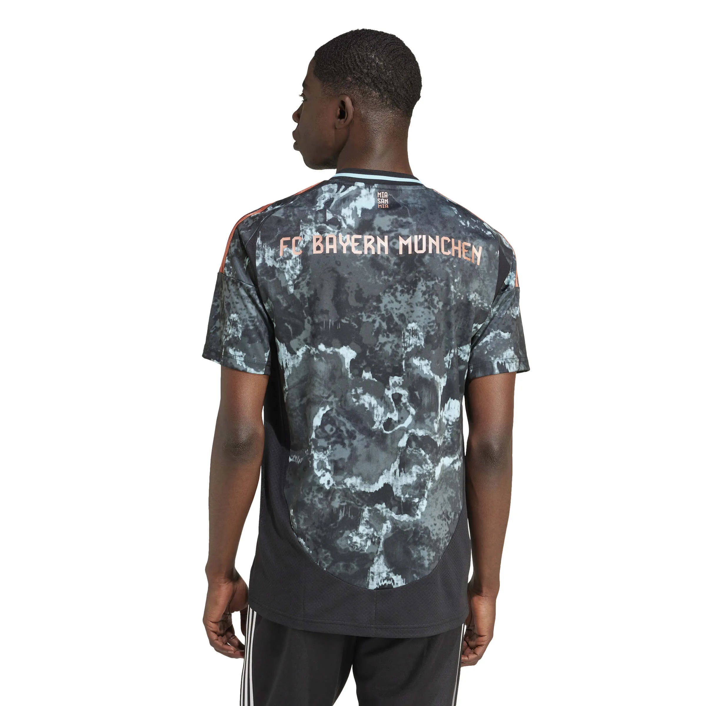 adidas 2024-25 Bayern Munich Men's Stadium Away Jersey (Model - Back)