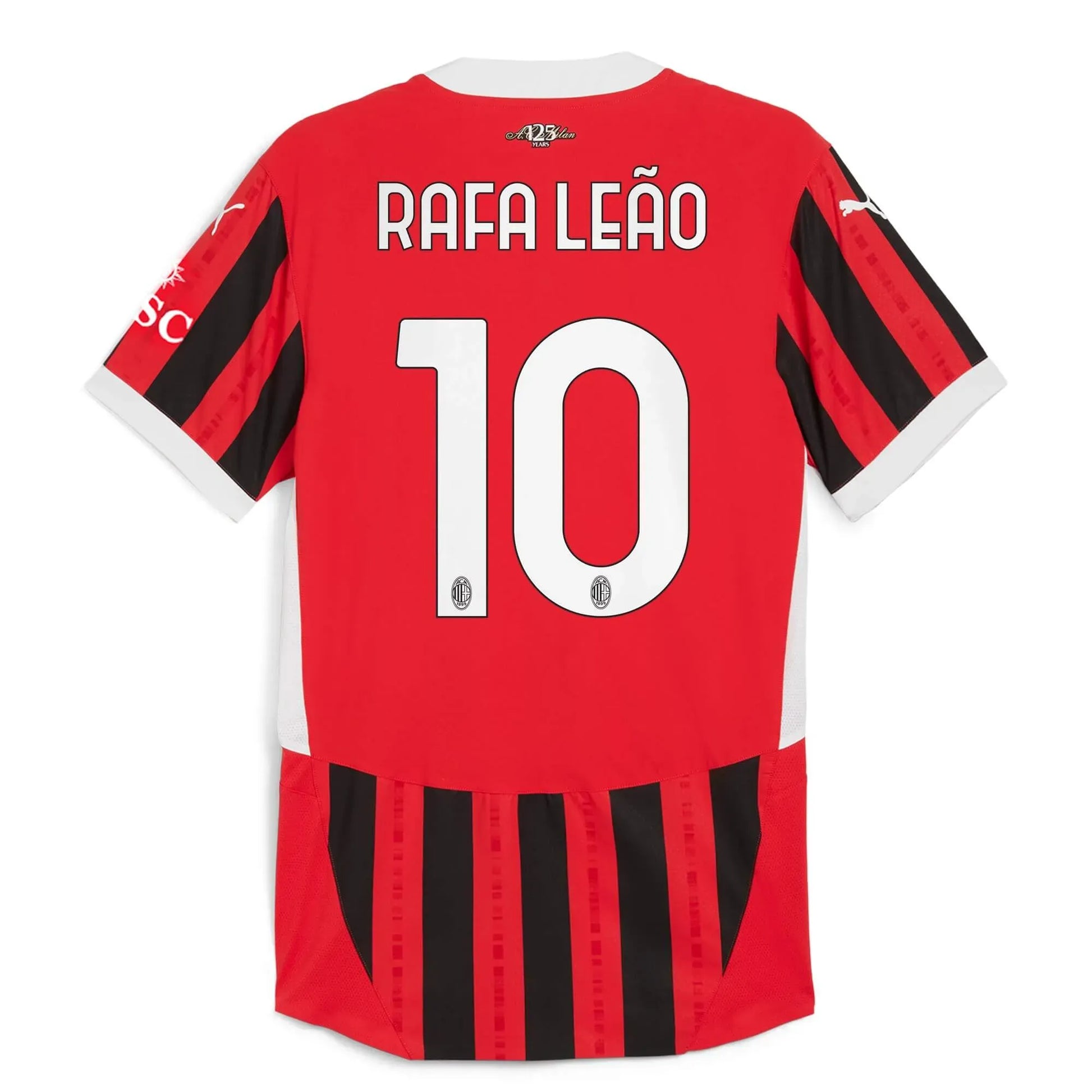 Puma 2024-25 AC Milian Men's Authentic Home Jersey (Rafa Leao)