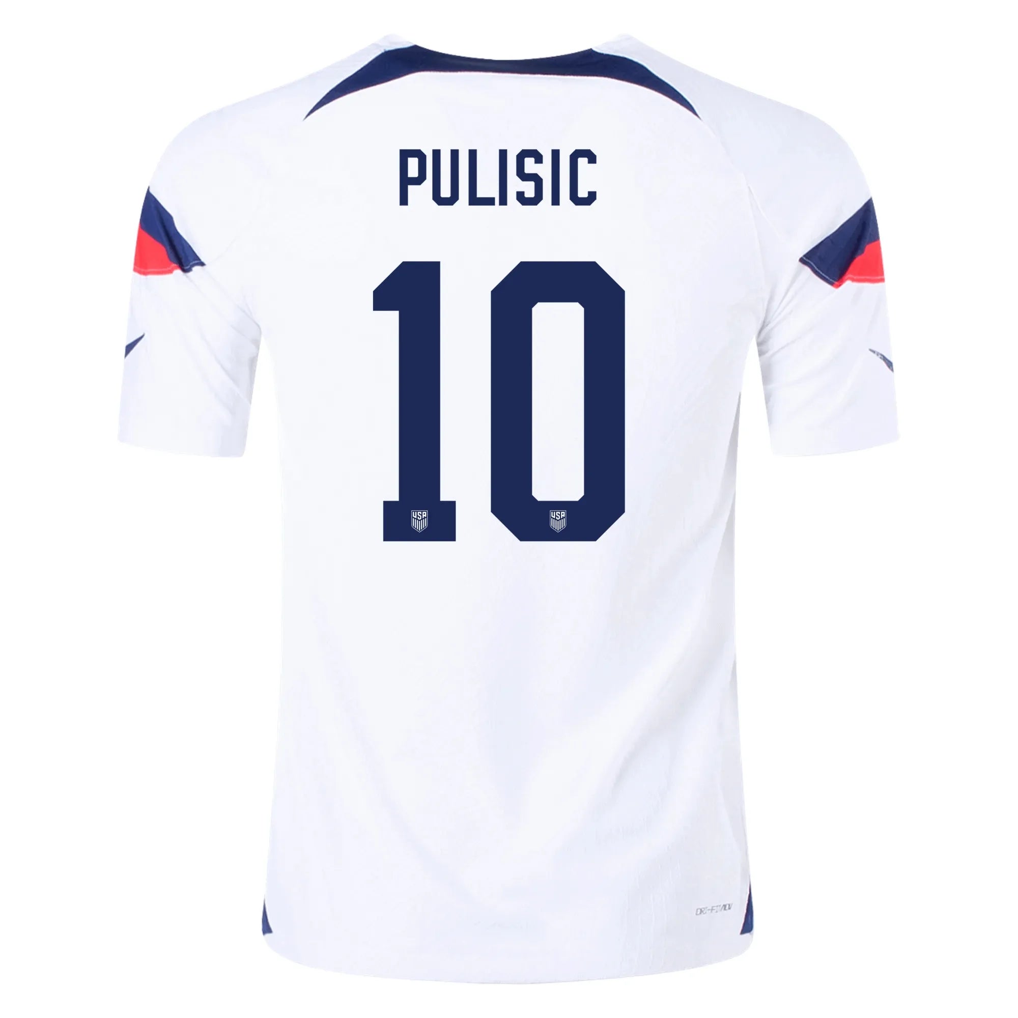 Nike 2022-23 USA Authentic Home Jersey - White (Pulisic)