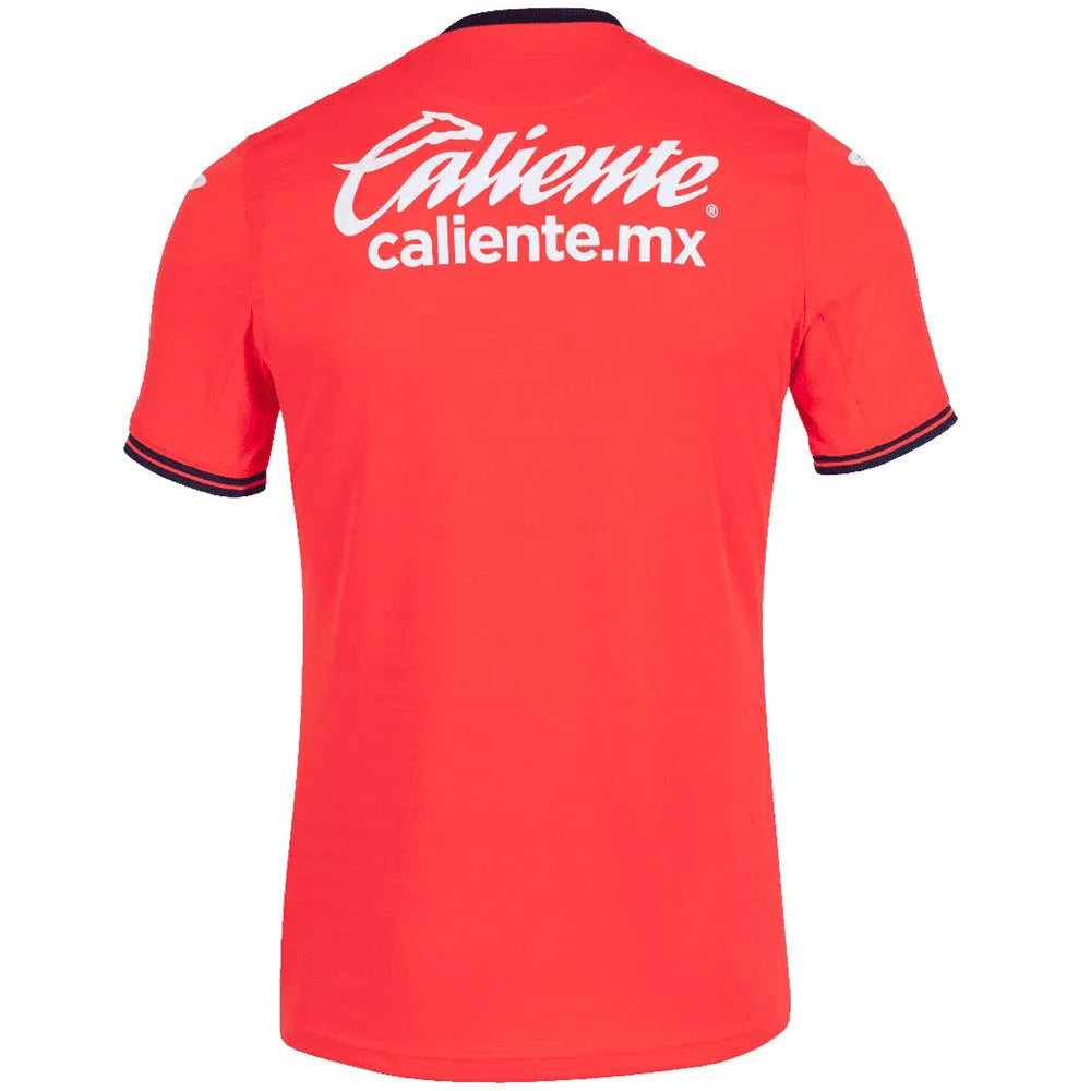 Joma Cruz Azul 2021-22 Third Jersey  - Pink-Black (Back)