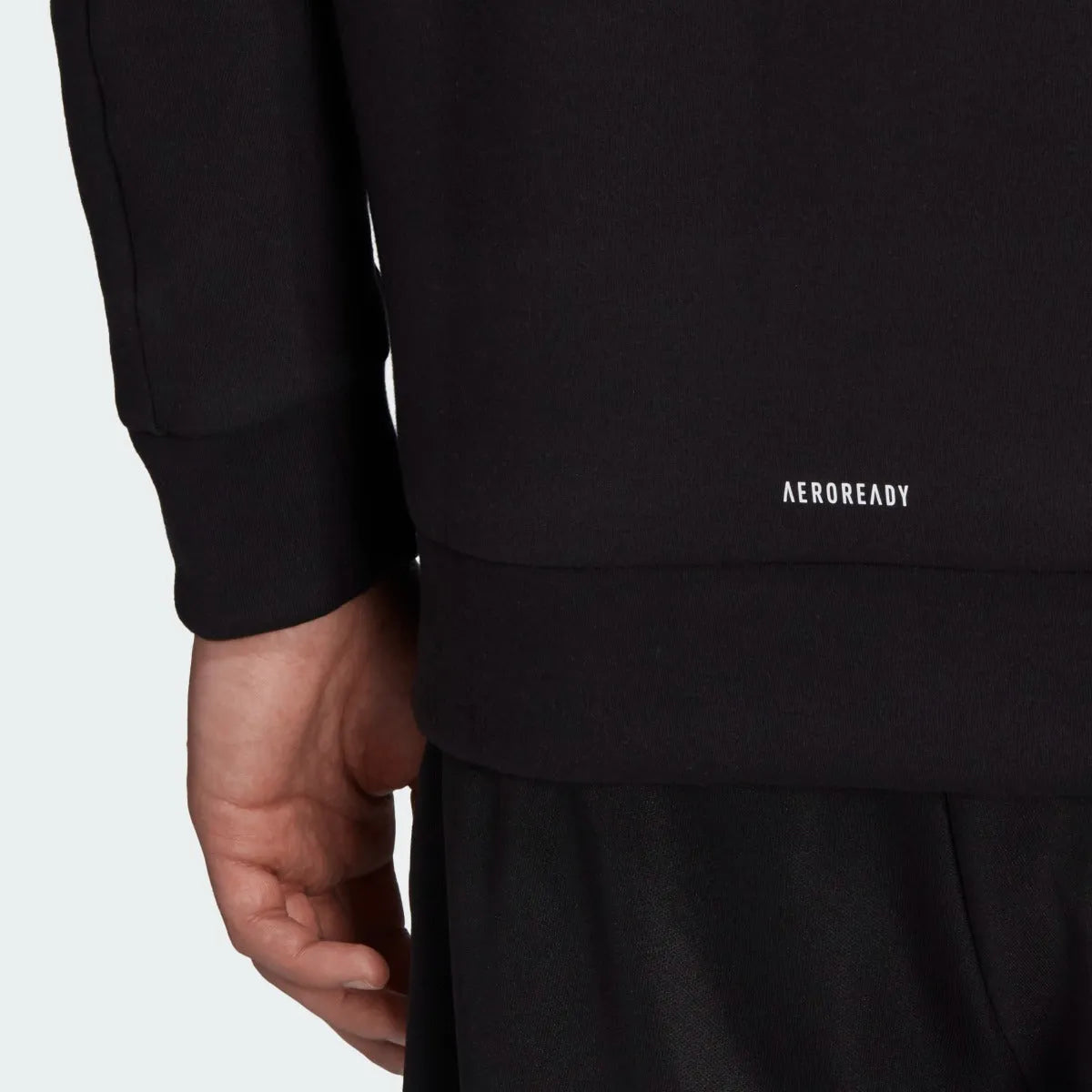 Adidas 2021-22 Manchester United ZNE Jacket - Black-Glow Blue (Detail 2)