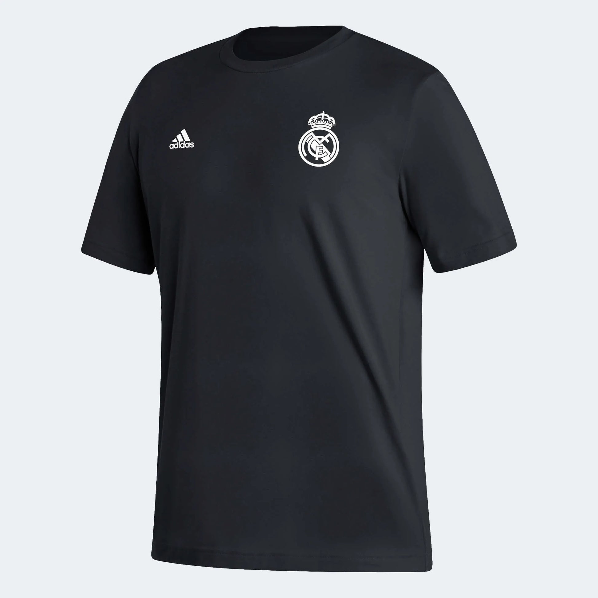 adidas Real Madrid Crest Tee - Black (Front)