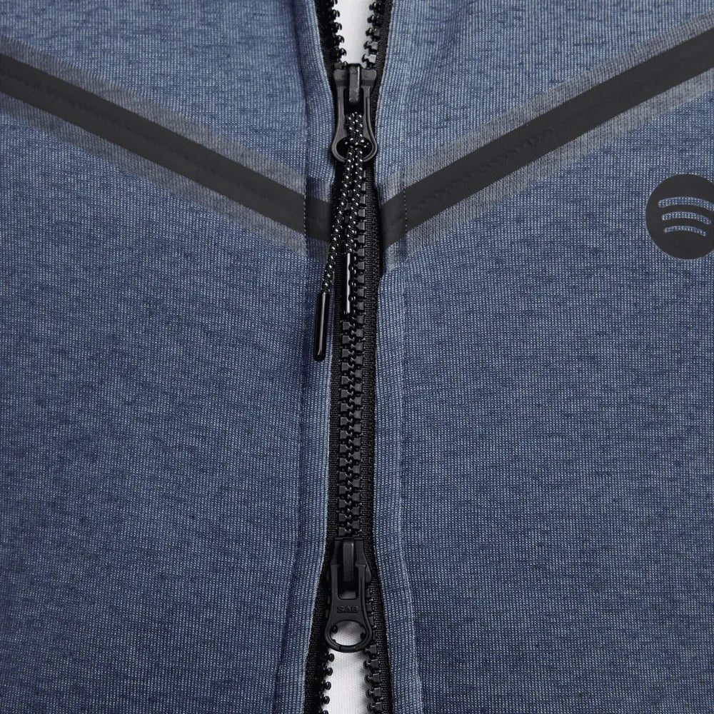 Nike 2023-24 Barcelona Men's NSW Techfleece Full Zip Hoodie (Detail 4)