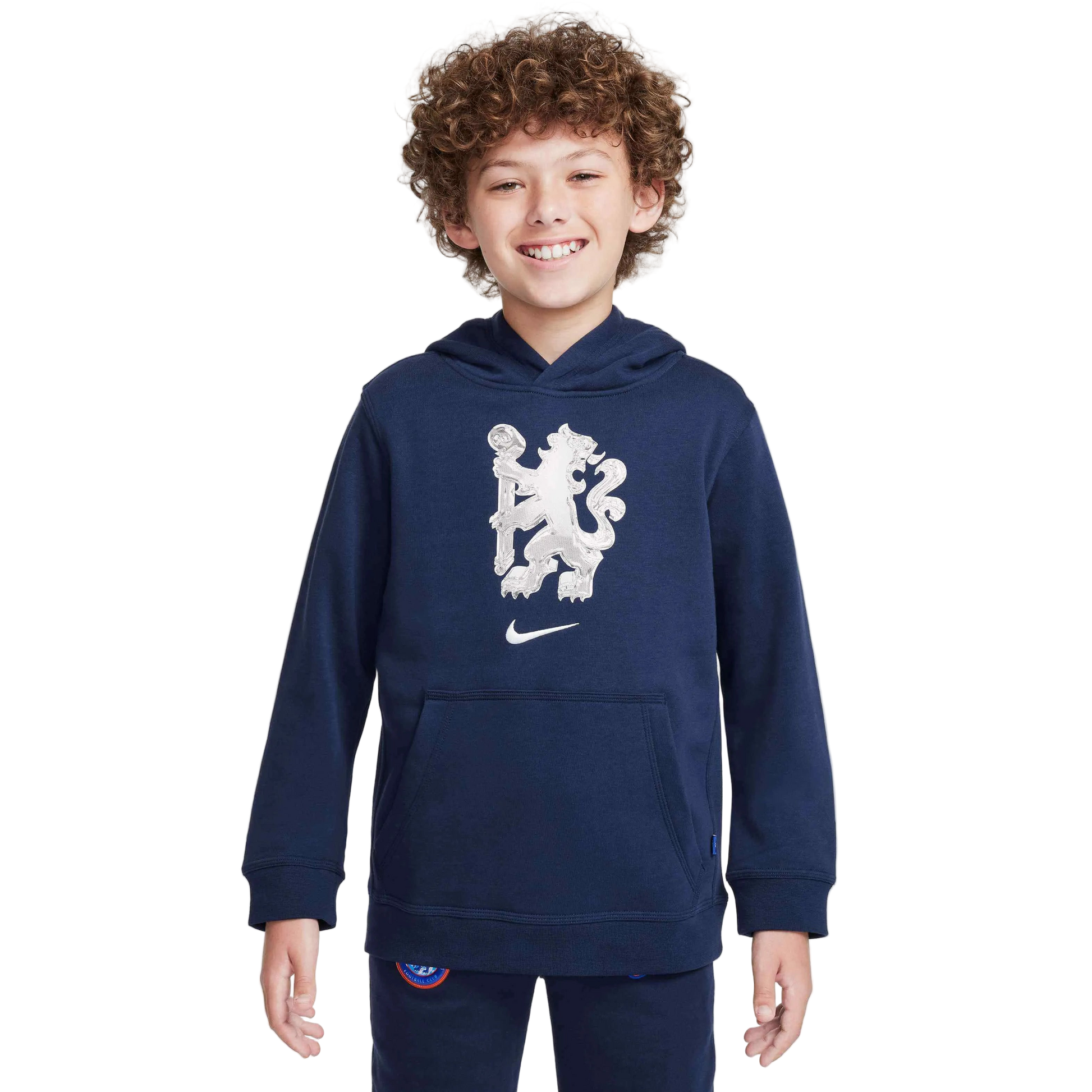 Nike 2024-25 Chelsea Youth Club PO Hoodie (Model - Front)