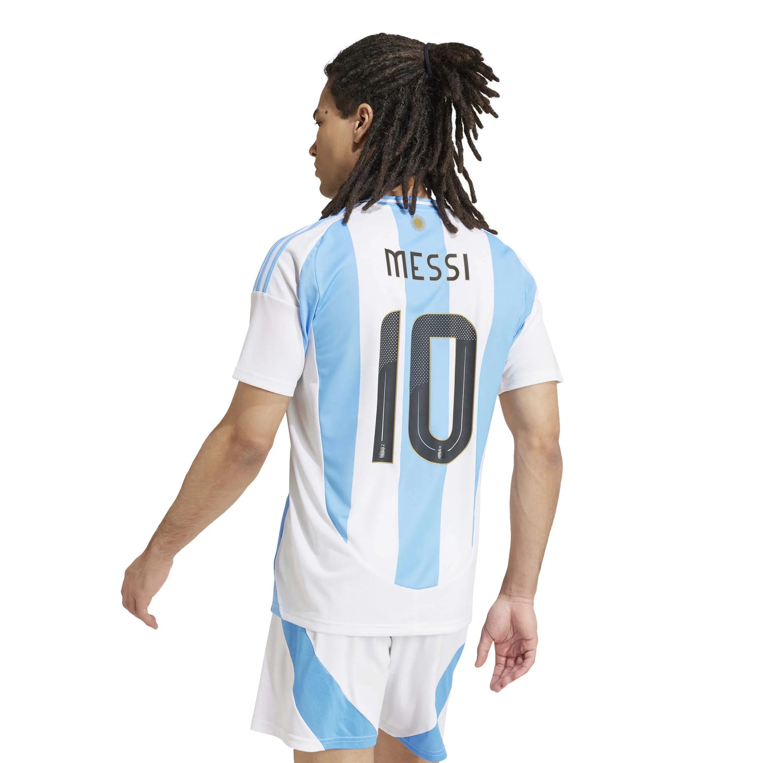adidas 2024-25 Argentina Stadium Home Messi #10 Soccer