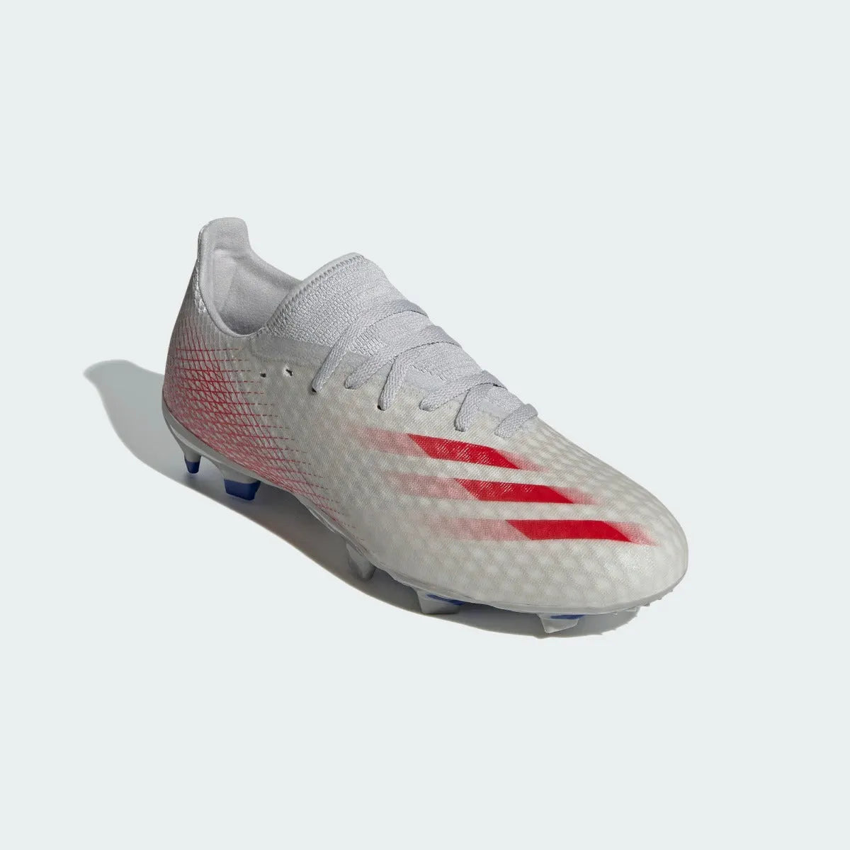 Adidas X Ghosted .3 FG - Grey-Red (Diagonal 1)