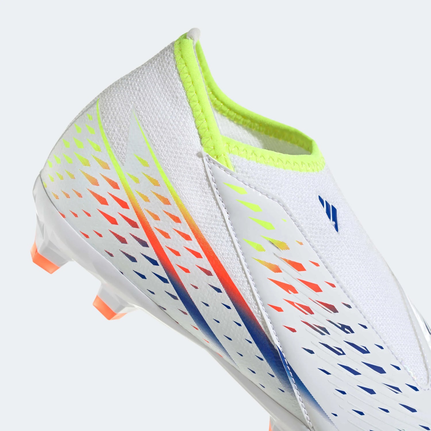 adidas Jr Predator Edge.3 LL FG J - White-Yellow-Blue (Detail 1)