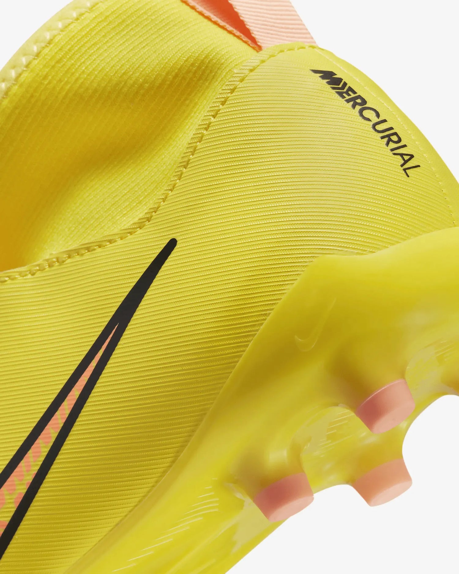Nike Jr Zoom Superfly 9 Academy FG/MG - Yellow Strike-Sunset Glow (Detail 3)