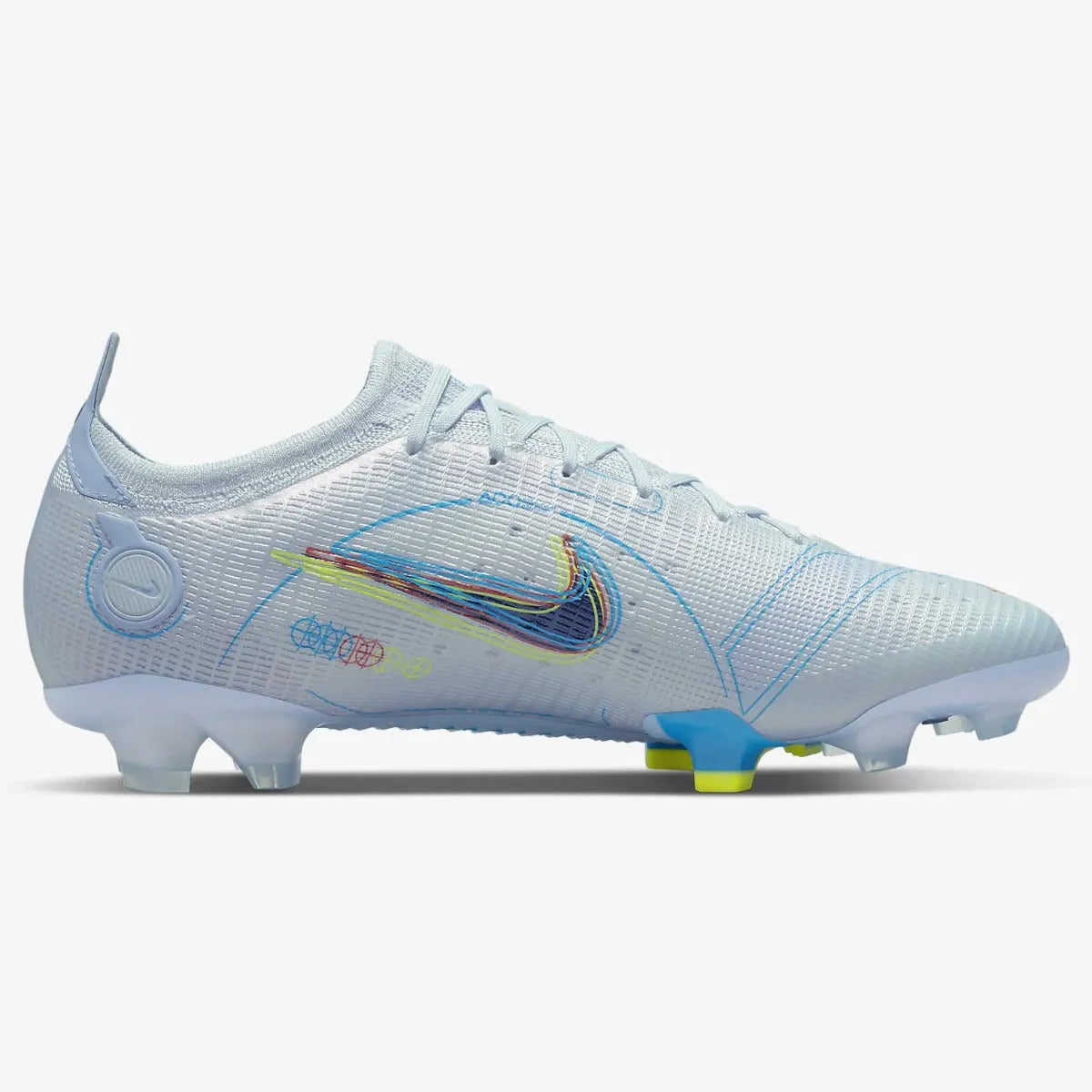 Nike Mercurial Vapor 14 Elite FG - Grey-Blackened Blue (Side 2)