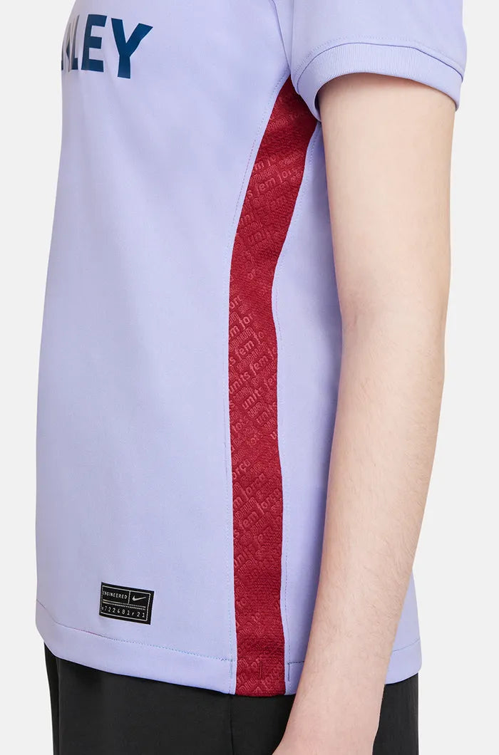 Nike 2021-22 Barcelona Women Away Jersey - Purple Pulse (Side 1)