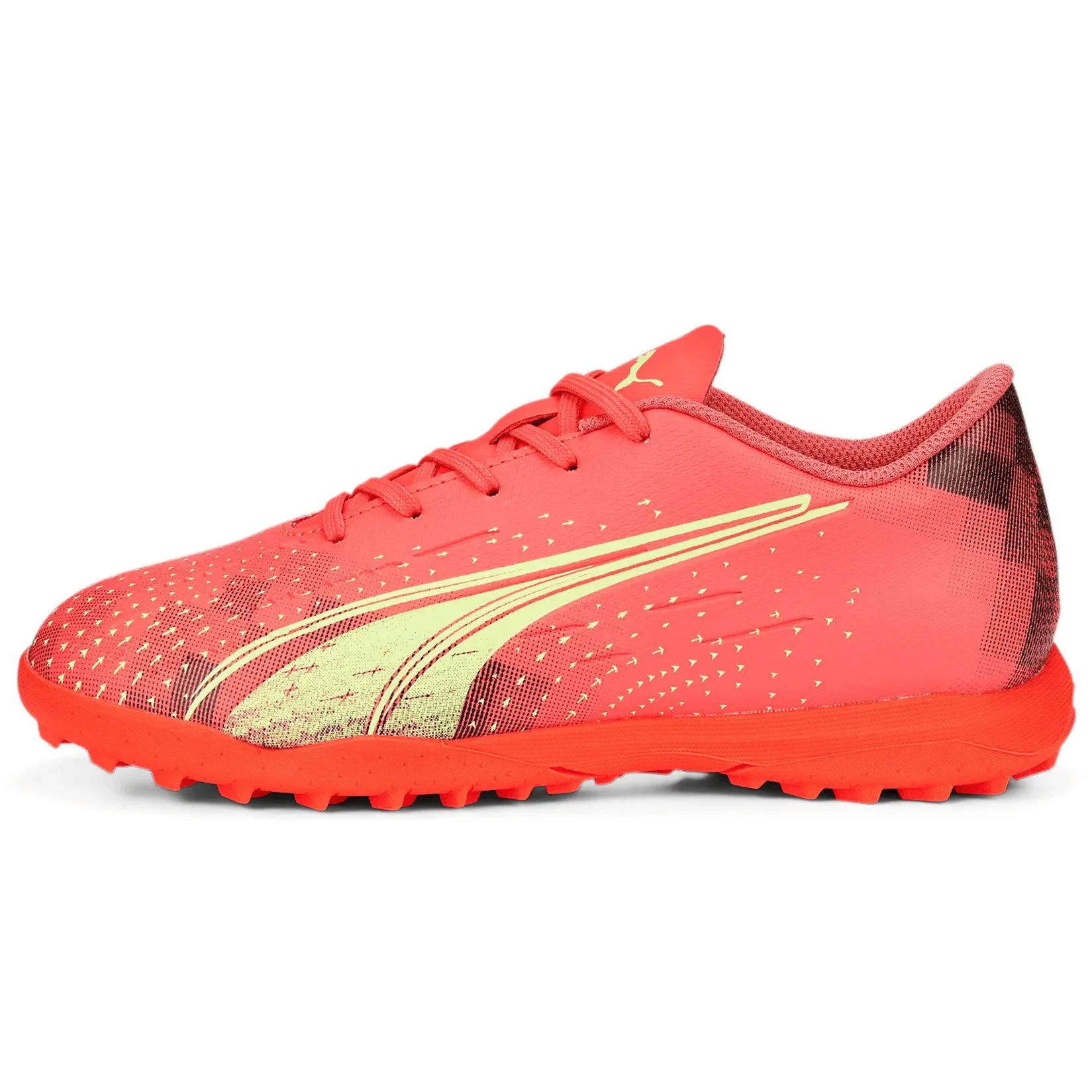 Puma Jr Ultra Play Turf - Coral-Fizzy Light (Side 1)