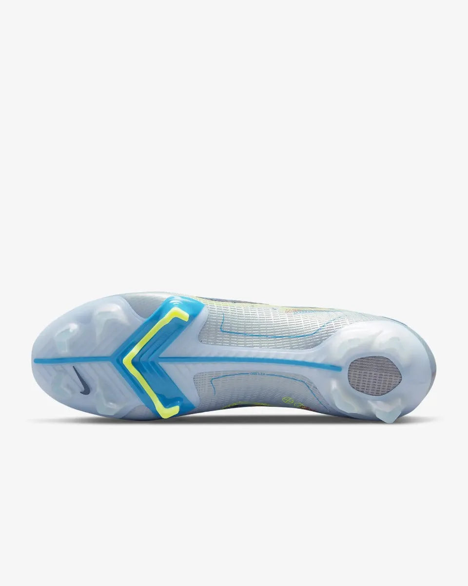 Nike Mercurial Vapor 14 Elite FG - Grey-Blackened Blue (Bottom)