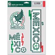 Wincraft Mexico 5.5x7.75 Multi-Use 3 Pack Decal (Front)
