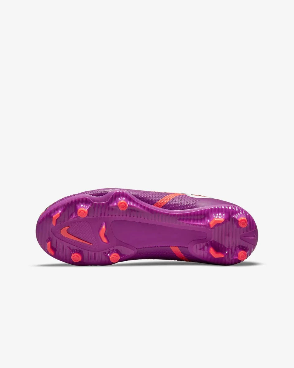 Nike JR Phantom GT2 Academy FG-MG - Navy-Purple-Crimson (Bottom)