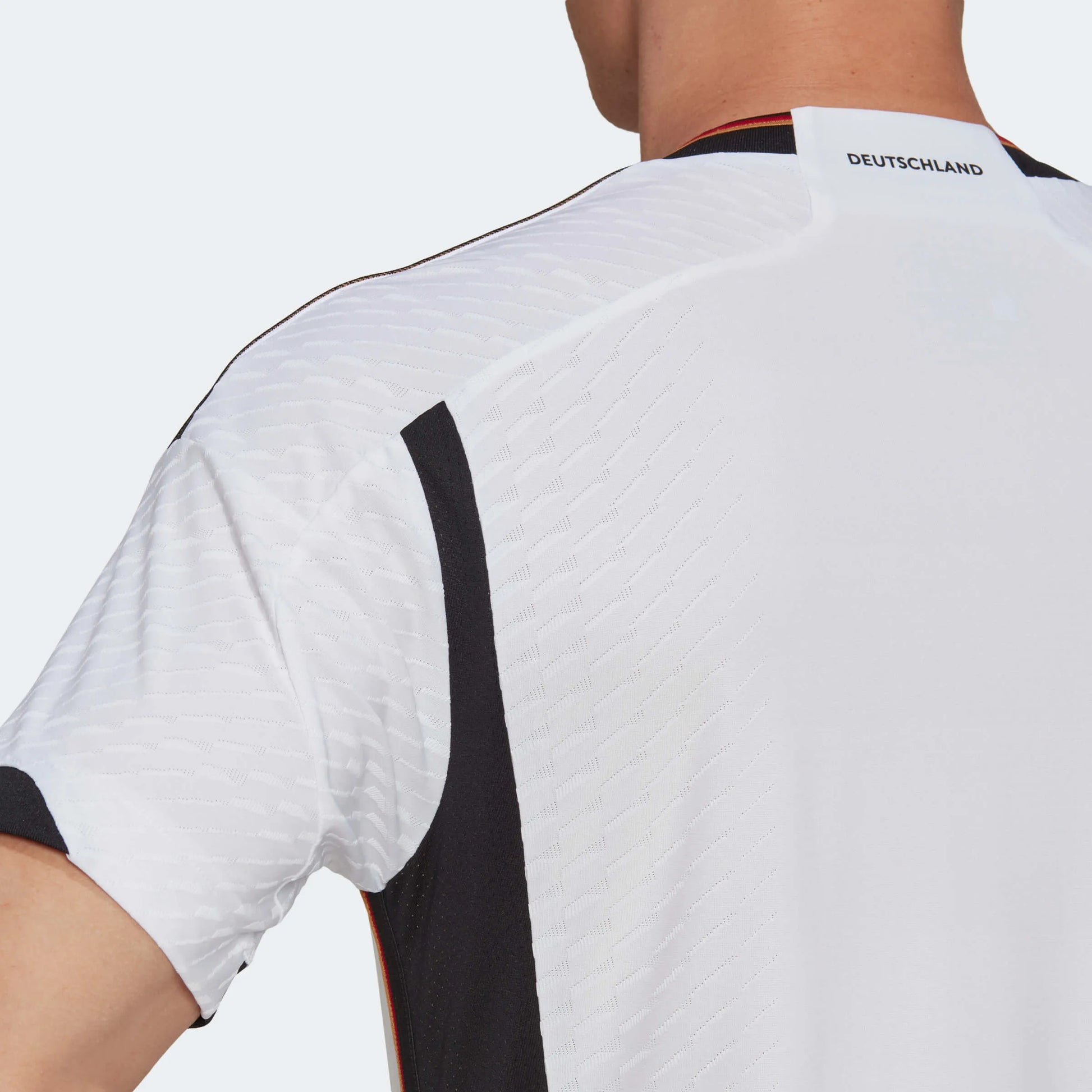 Adidas 2022-23 Germany Home Authentic Jersey White-Black (Detail 2)