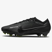 Nike Zoom Vapor 15 Elite FG - Black-Smoke Grey (Side 1)