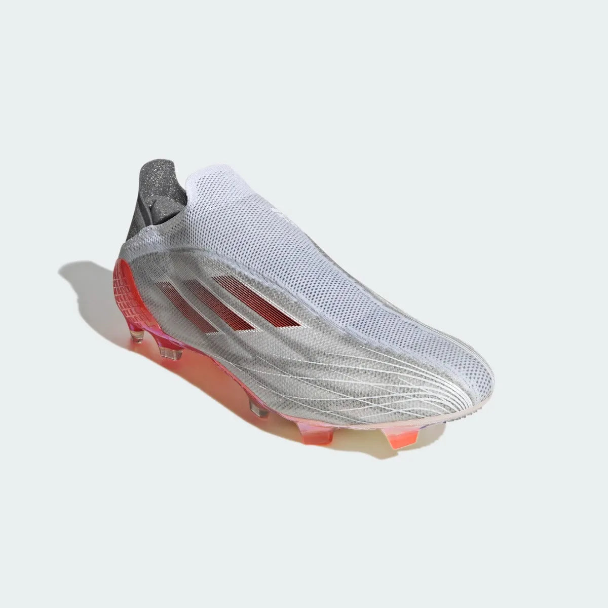 Adidas X Speedflow + FG - White-Iron Metallic (Diagonal 1)