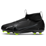 Nike JR Zoom Mercurial Superfly 9 Academy FG-MG - Black-Grey (Side 1)