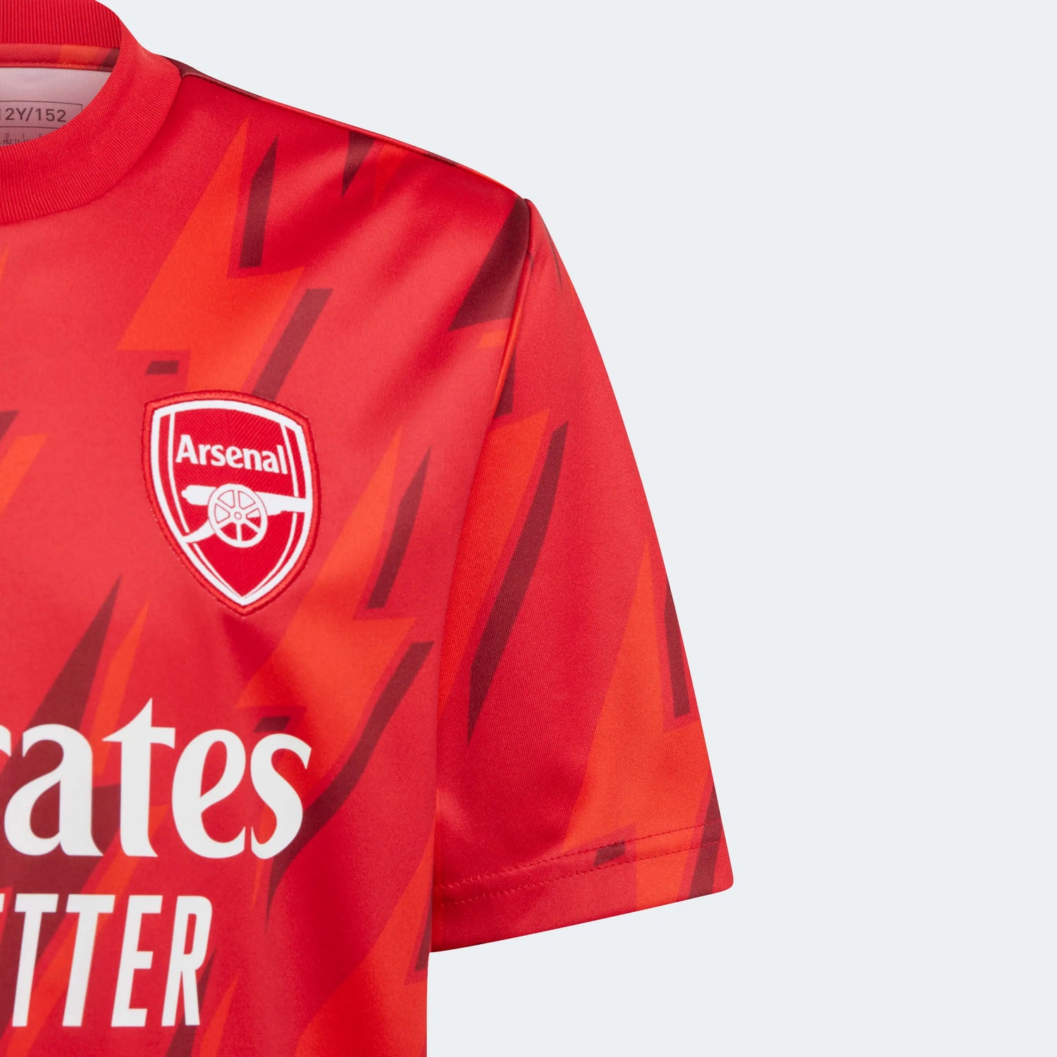 adidas 2023-24 Arsenal Youth Pre-Match Jersey (Detail 1)