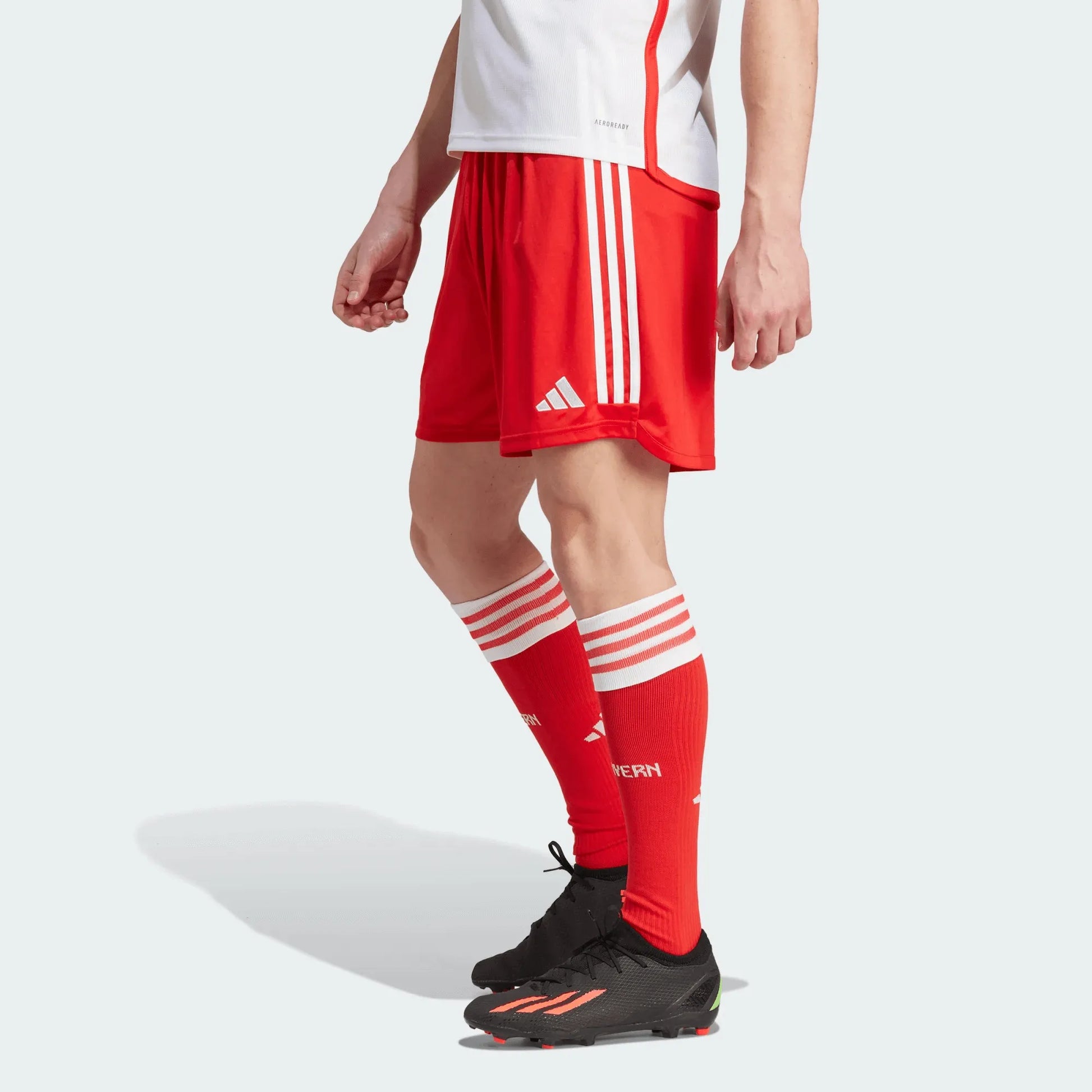 adidas 2023-24 Bayern Munich Men's Home Shorts (Model - Side)