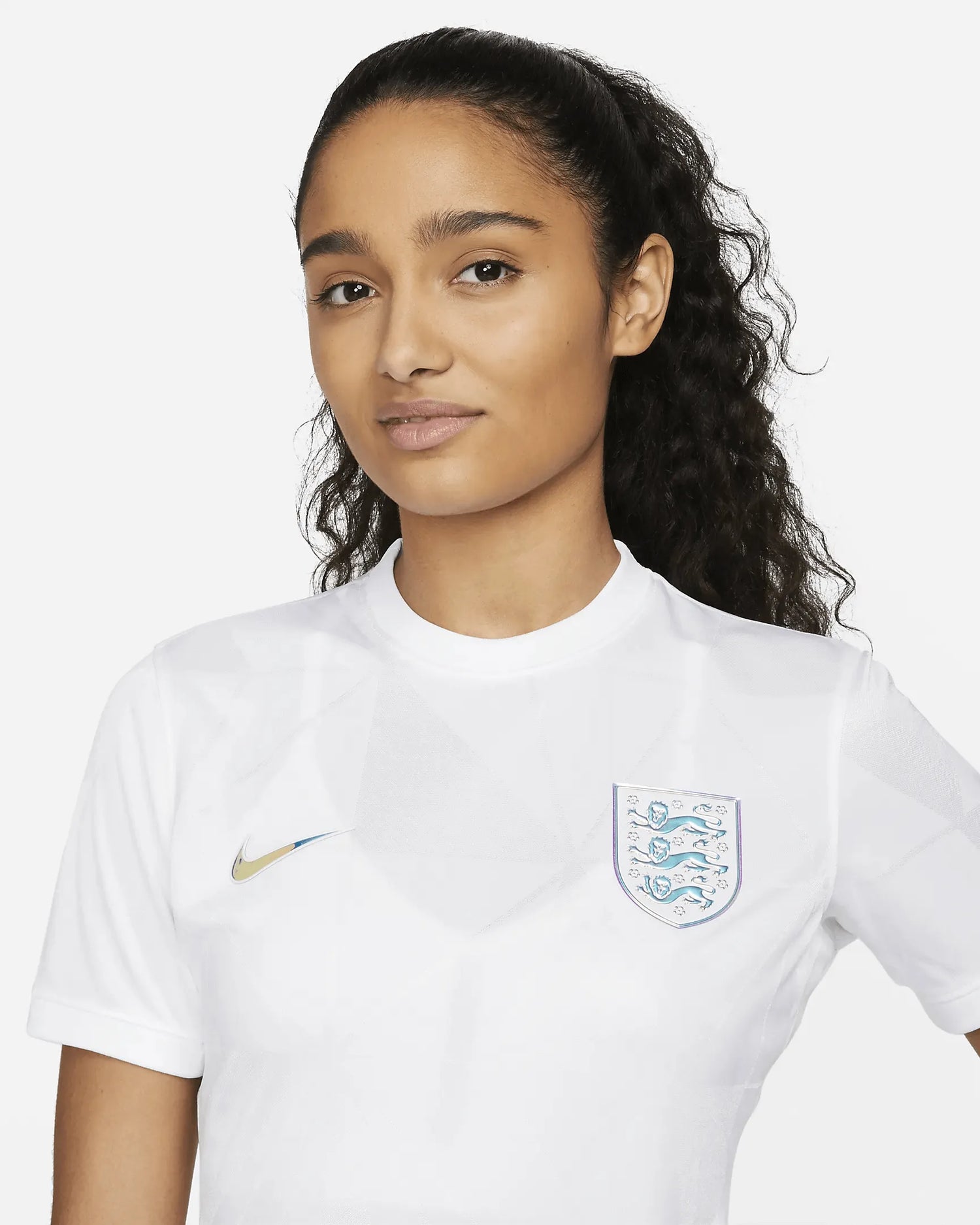 Nike 2022 England Womens Euro Stadium Home Jersey (Detail 1)