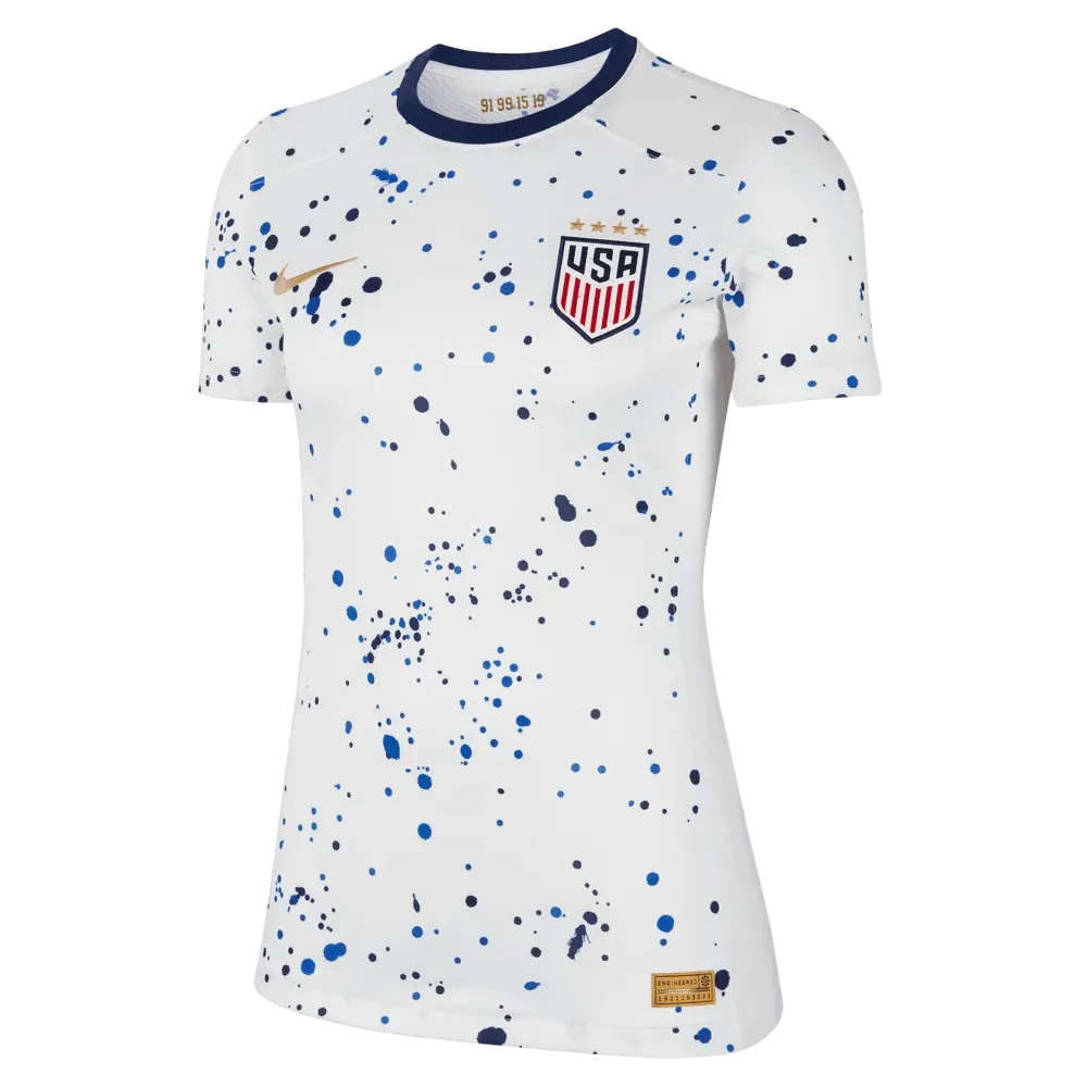 Nike 2023-24 USA Women's 4-Stars Home Jersey (Front)