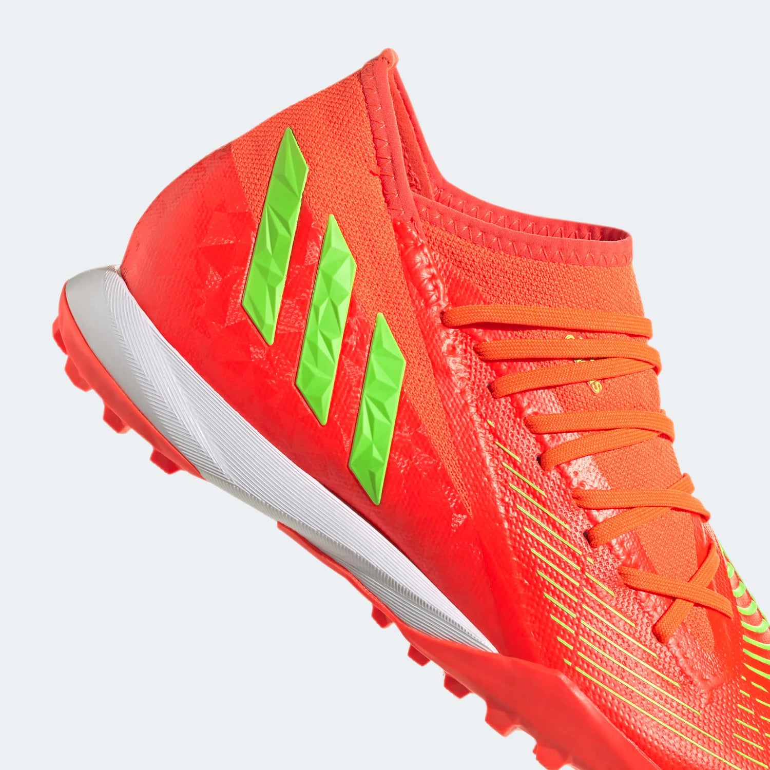 adidas Predator Edge .3 Turf - Solar Red-Solar Green  (Detail 2)