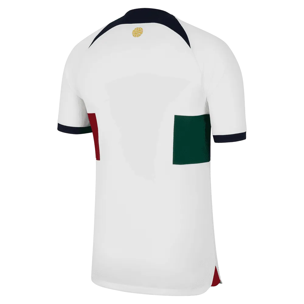 Nike 2022-23 Portugal Away Jersey - White-Red-Green (Back)