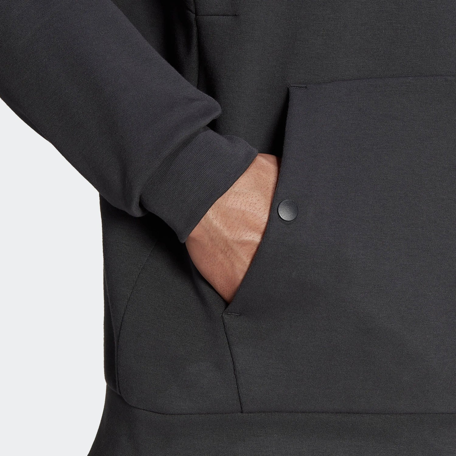 adidas 2022-23 Juventus Travel Hoody - Carbon Black (Detail 2)