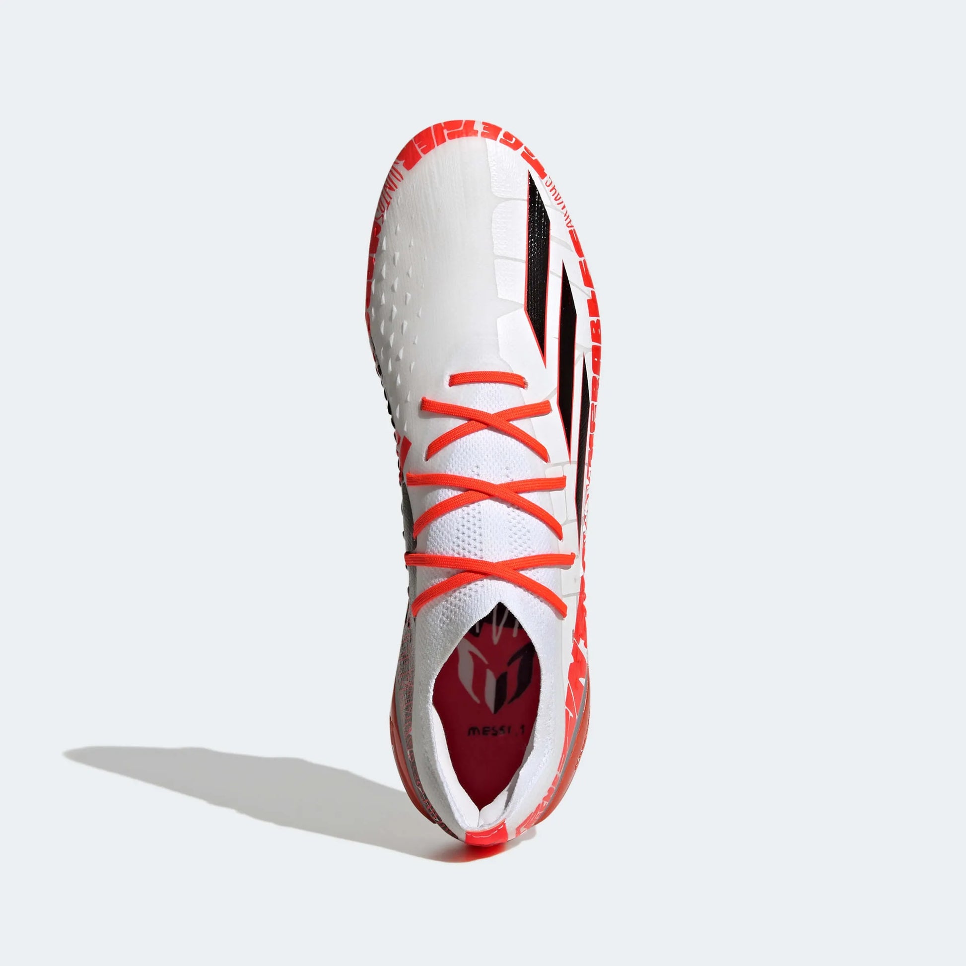 adidas X Speedportal Messi.1 FG - Black-Solar Red (Top)