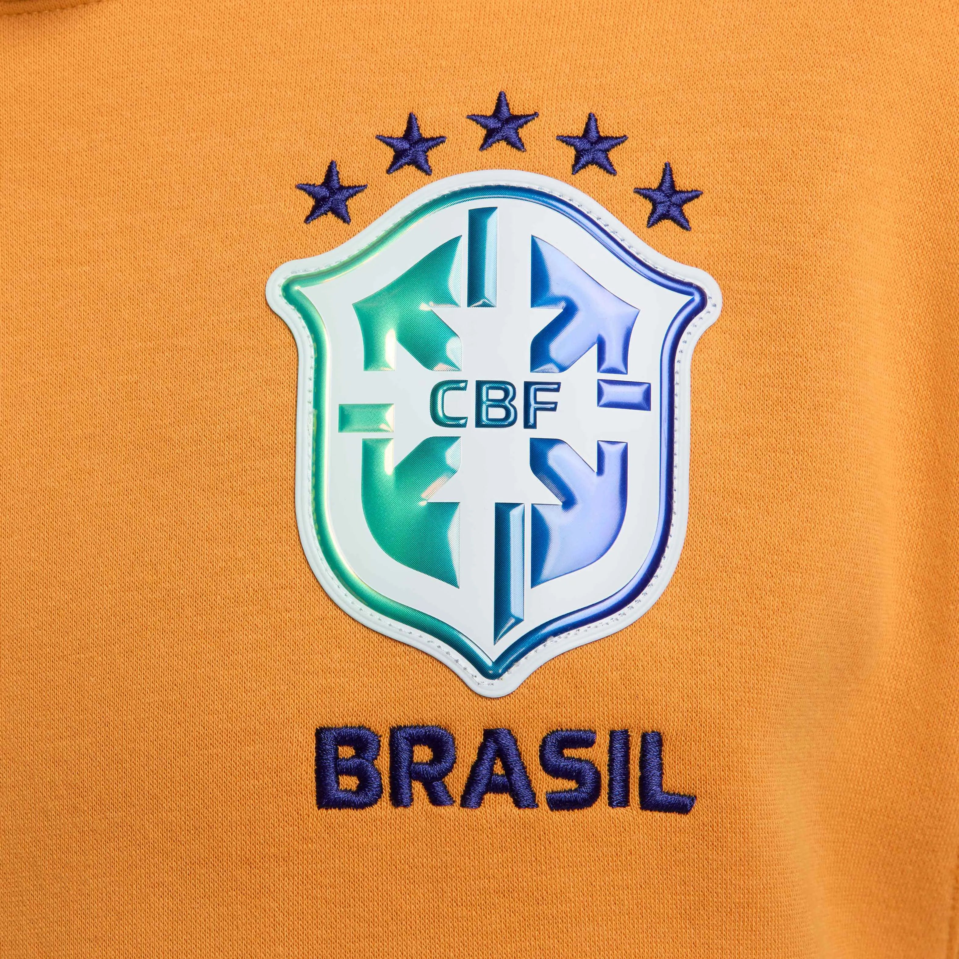 Nike 2024-25 Brazil Men's NSW Club PO Hoodie (Detail 4)