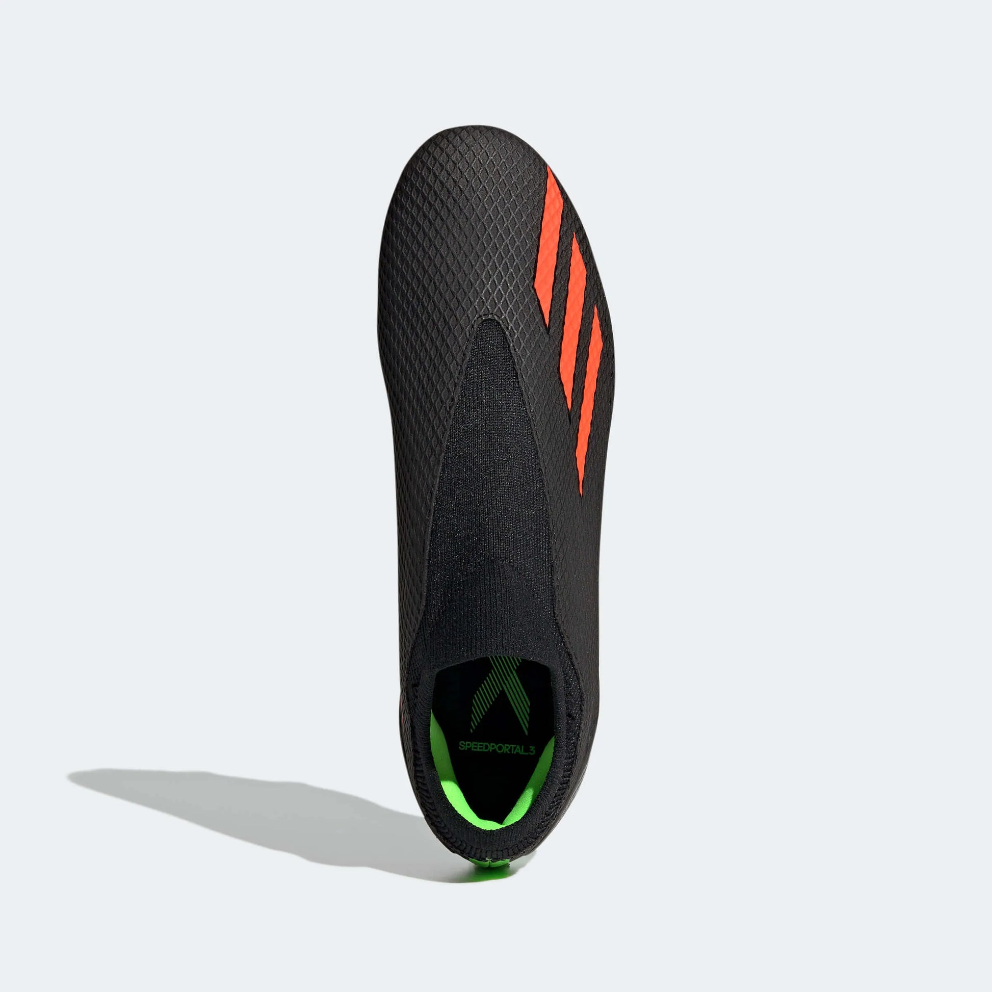 adidas X SpeedPortal .3 Laceless FG - Black-Solar Red (Top)