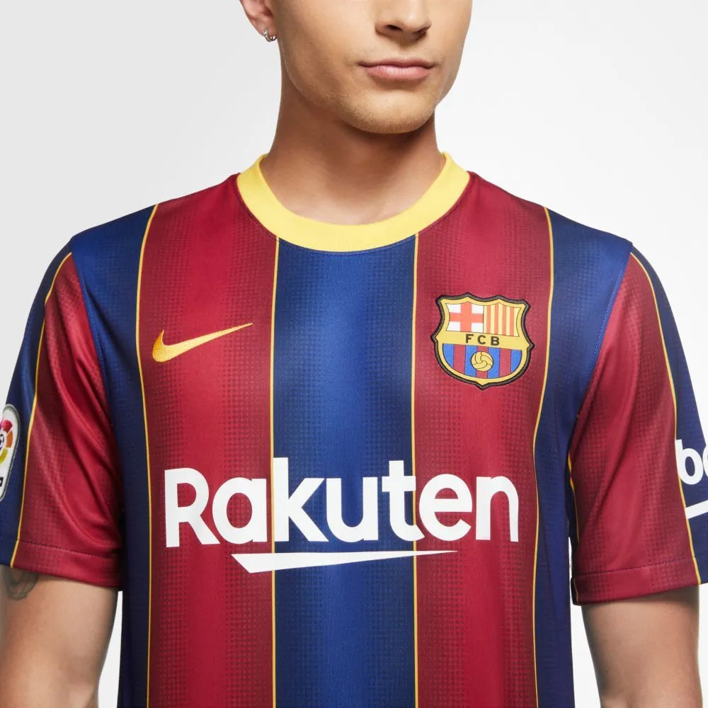 Nike 2020-21 Barcelona Home Jersey - Blue-Red (Detail 2)