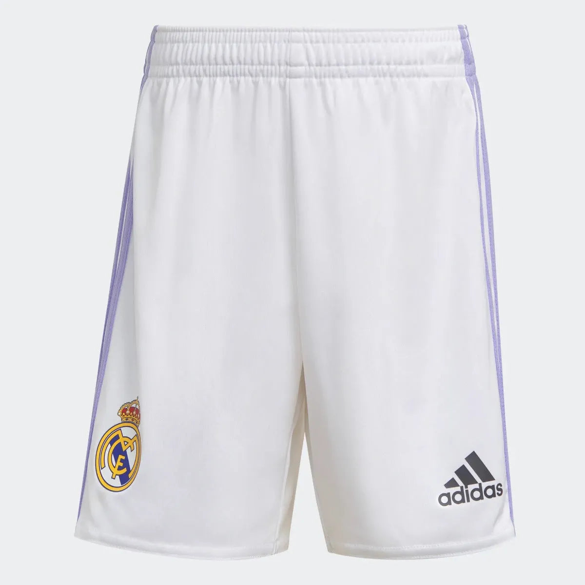 adidas 2022-23 Real Madrid Home Mini Kit - White (Shorts - Front)