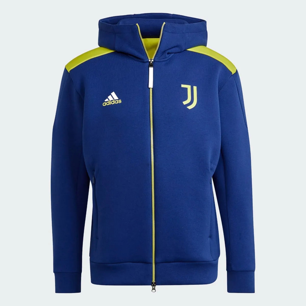 Adidas 2021-22 Juventus Zone Jacket - Navy-Yellow (Front)