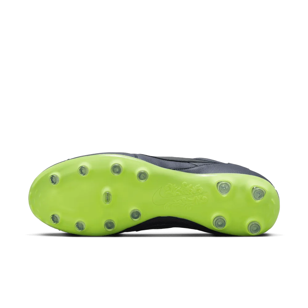 The Nike Premier III FG Blackened Blue Volt Black (Bottom)