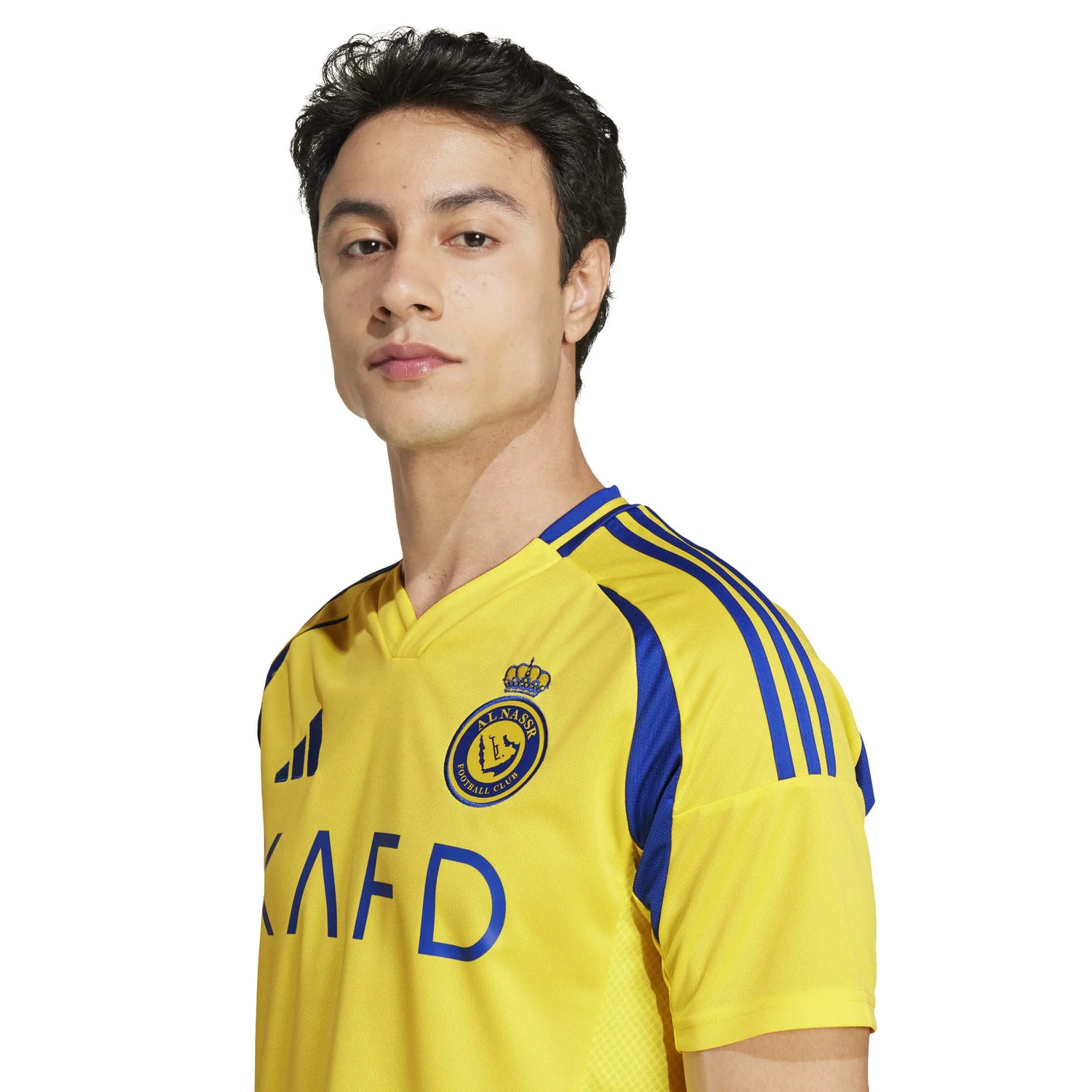 adidas 2024-25 Al Nassr Men's Stadium Home Ronaldo #7 Jersey (Detail 1)