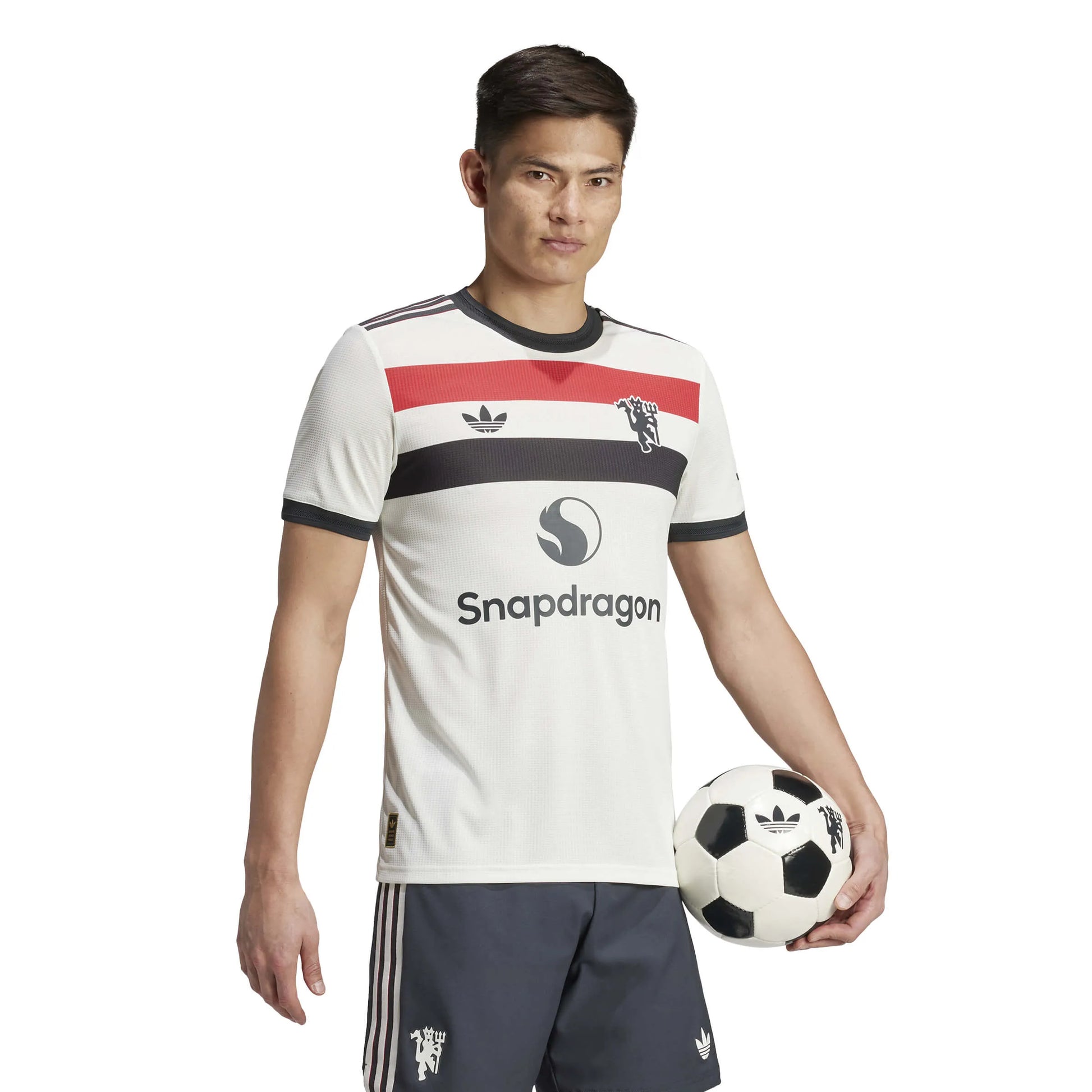 adidas 2024-25 Manchester United Men's Authentic Third Jersey (Model - Side)