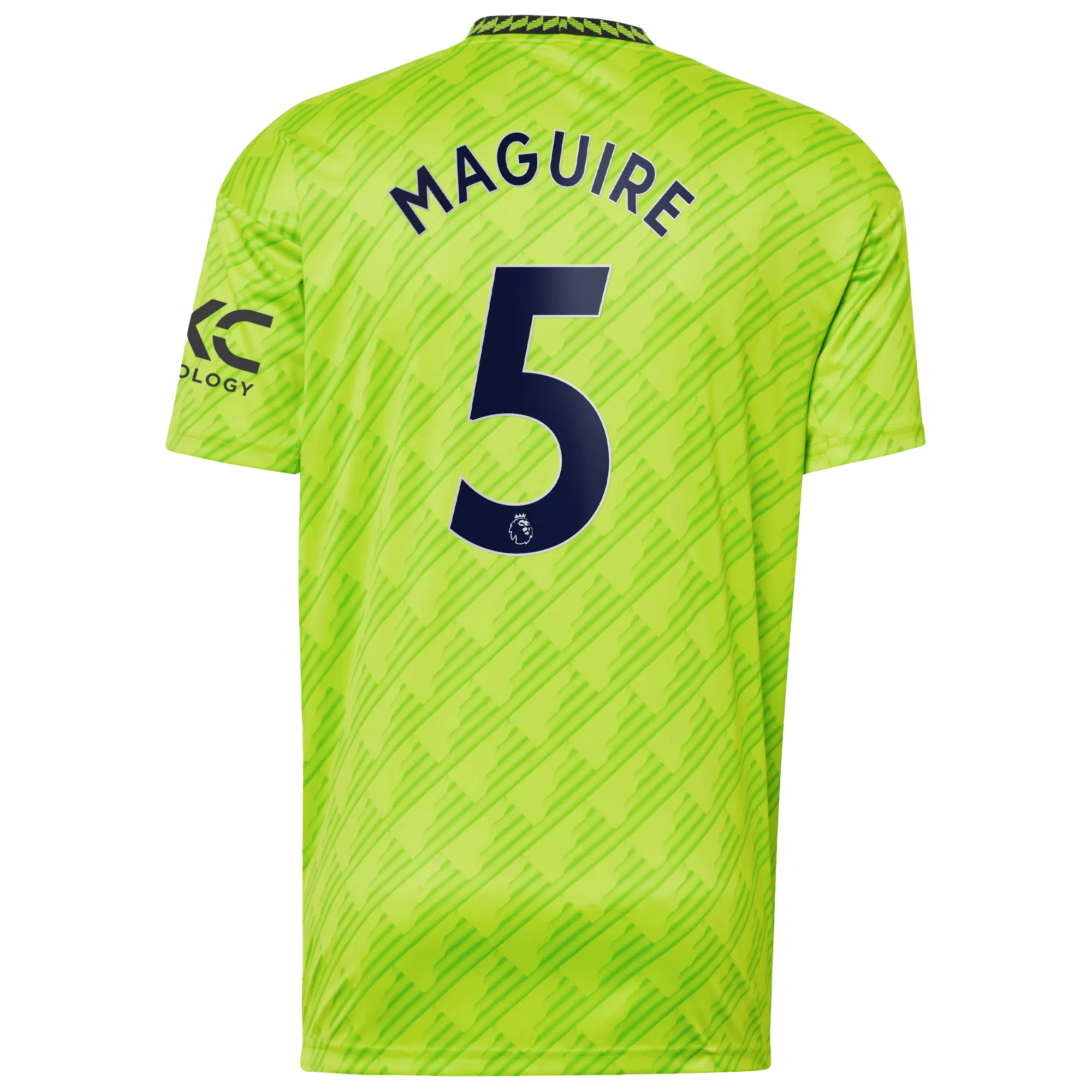 adidas 2022-23 Manchester United Third Jersey - Solar Slime