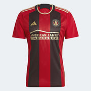 adidas 2023-24 Atlanta United FC Home Jersey - Black-Victory Red (Front)