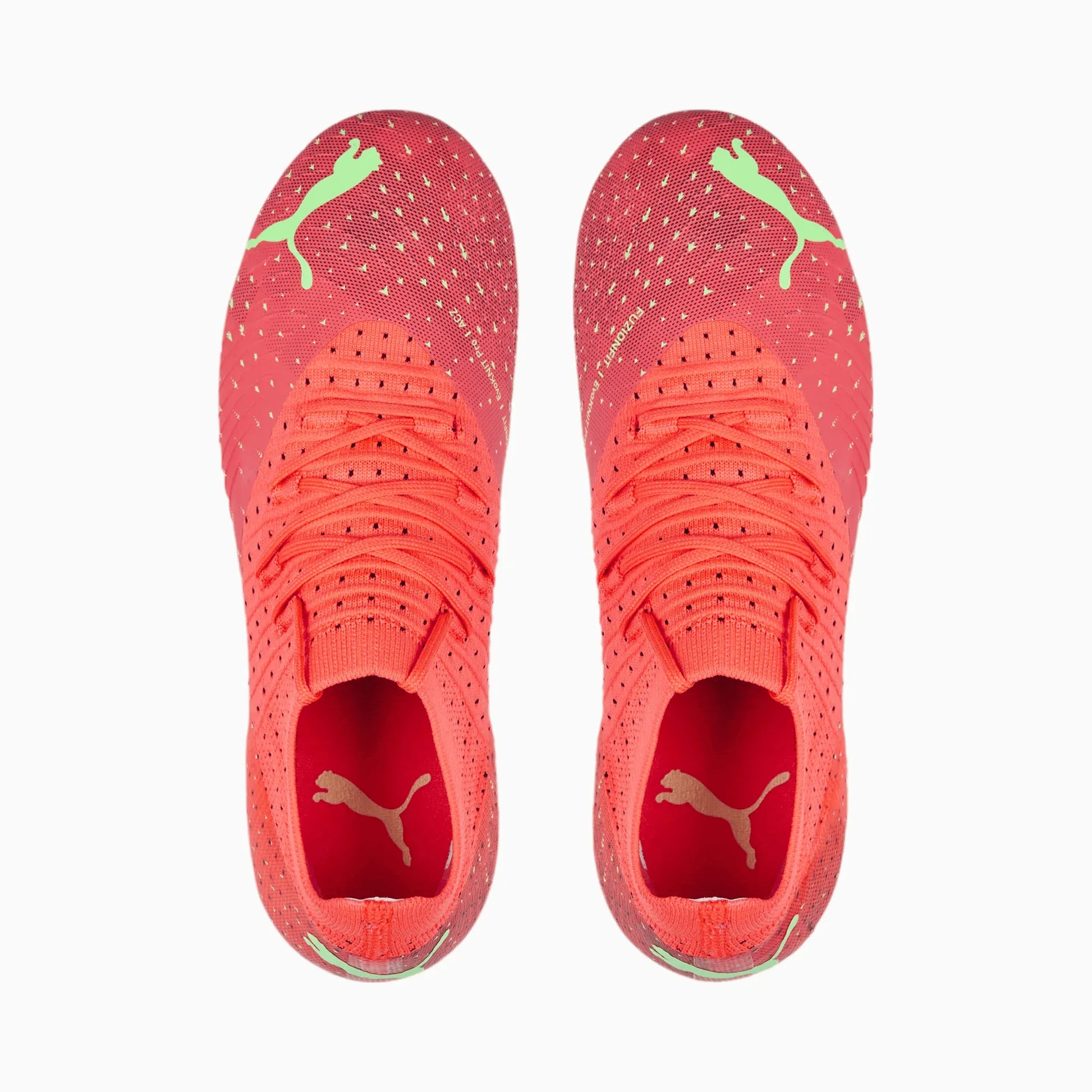 Puma Jr Future Z 3.4 FG/AG - Coral-Salmon (Pair - Top)