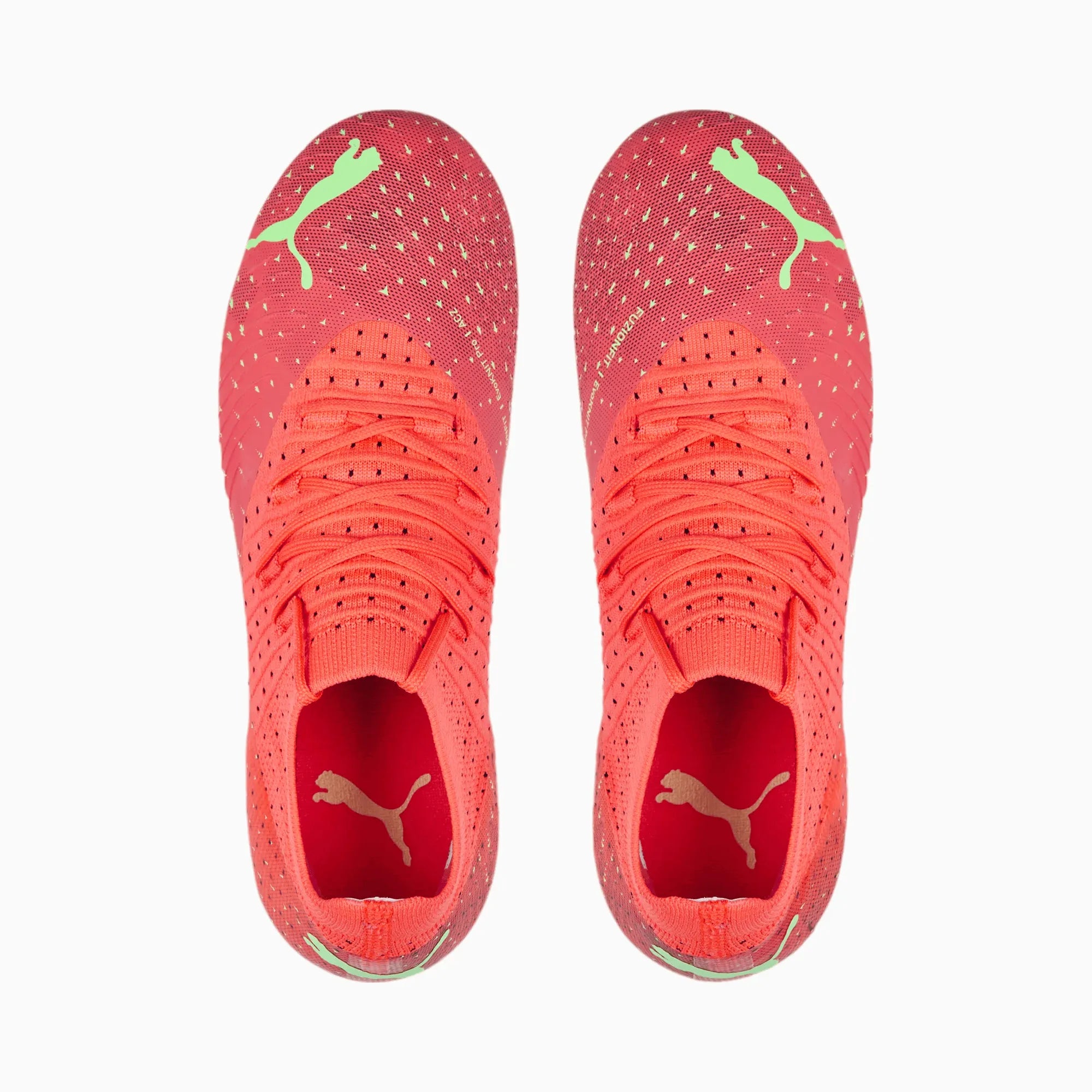 Puma Jr Future Z 3.4 FG/AG - Coral-Salmon (Pair - Top)