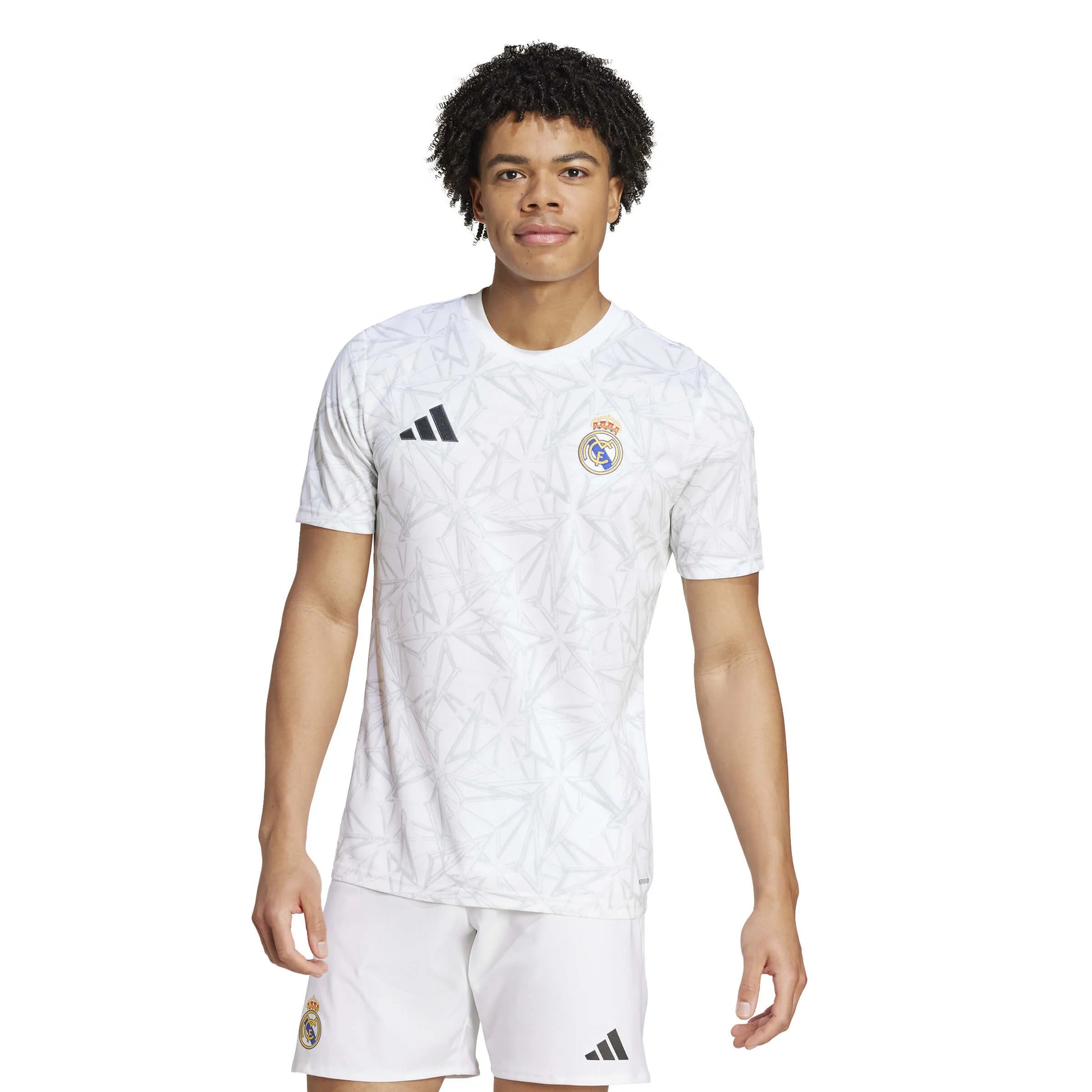 adidas 2024-25 Real Madrid Men's Pre-Match Jersey (Model - Front)